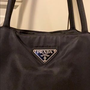 PRADA Nylon Tote Bag Black Authentic